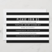 Prouwerig geborsteld Afstuderen Aankondiging - Wit (Achterkant)