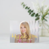 Prouwerig geborsteld Afstuderen Dank u Briefkaart (Staand voorkant)