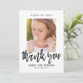 Prouwerig geborsteld Afstuderen Dank u Nota Kaart (Staand voorkant)