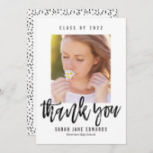 Prouwerig geborsteld Afstuderen Dank u Nota Kaart (Voorkant / Achterkant)