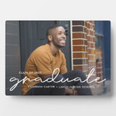 Prouwerig geschreven EDITABLE COLOOR Afstuderen Pl Fotoplaat (voorkant)