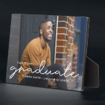 Prouwerig geschreven EDITABLE COLOOR Afstuderen Pl Fotoplaat<br><div class="desc">Ik wil deze speciale mijlpaal in het leven niet vergeten. De achtergrondkleur kan online worden aangepast! Overeenkomende objecten zijn te vinden op onze website: www.berryberrysweet.com of op verzoek.</div>