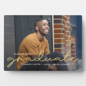 Prouwerig geschreven EDITABLE COLOOR Afstuderen Pl Fotoplaat (voorkant)