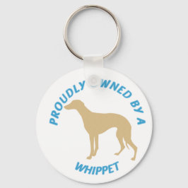 Prouwig Eigendom van een Whippet Sleutelhanger