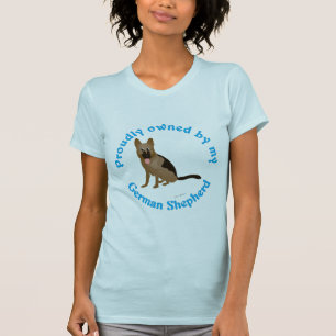 Prouwig Eigendom van mijn Duitse herder T-shirt