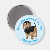 Prouze Eigendom van mijn Dachshund Magneet (Voorkant / Achterkant)