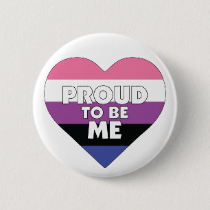 Prouze om me te laten voelen. ronde button 5,7 cm