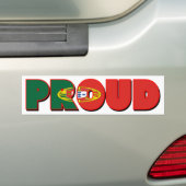 Prouze Portugees Bumpersticker (Op auto)