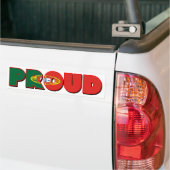 Prouze Portugees Bumpersticker (Op Truck)