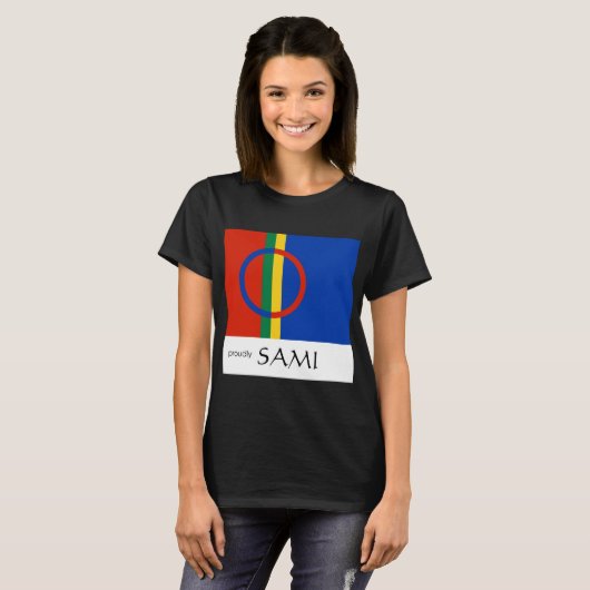 Prouze Sami vrouwen zijn donker T-shirt (Voorkant volledig)