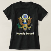 Prouze Served Removed Army SFC T-shirt (Design voorkant)