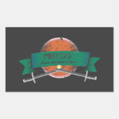 Prov. 27:17 IJzer Sharpens IJzer Rechthoekige Sticker (Voorkant)