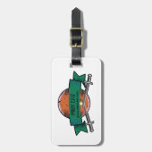 Prov. 27:17 IJzer Sharpens IJzeren Grunge Versie Bagagelabel (Voorkant verticaal)