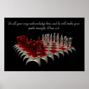 Prov. 3:6: op al uw manieren hem erkennen poster