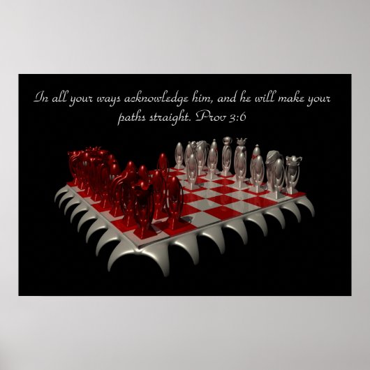 Prov. 3:6: op al uw manieren hem erkennen poster (Voorkant)