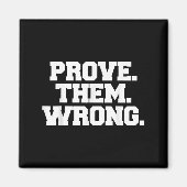 Prove Them Wrong Athlete Srt Gym Motivation  Magneet (Voorkant)
