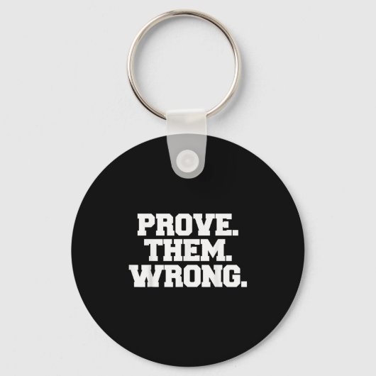 Prove Them Wrong Athlete Srt Gym Motivation Sleutelhanger (Voorkant)