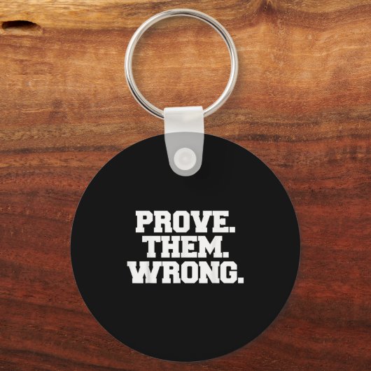 Prove Them Wrong Athlete Srt Gym Motivation  Sleutelhanger (Voorkant)
