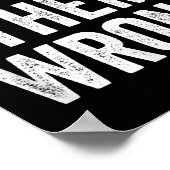 Prove Them Wrong Football Motivational Sitive Mind Poster (Hoek)