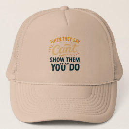 Prove Them Wrong Hat Trucker Pet