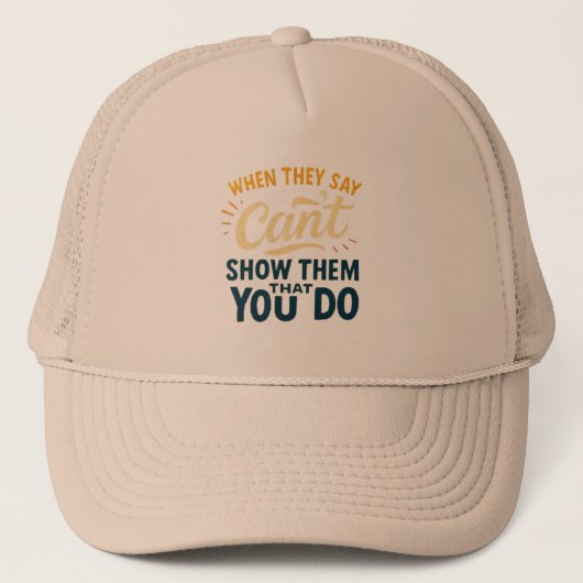 Prove Them Wrong Hat Trucker Pet (Voorkant)