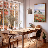 Provencaals landschap canvasprint poster