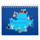 Provence-Alpes-Côte d'Azur, Frankrijk Kalender (Hoes)