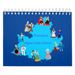 Provence-Alpes-Côte d'Azur, Frankrijk Kalender