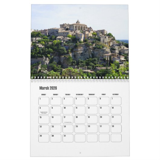 Provence-Alpes-Côte d'Azur Kalender (Mar 2026)