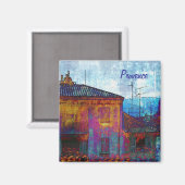 Provence avondmagneet magneet (Voorkant / Achterkant)