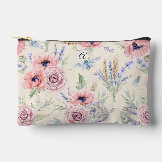 Provence bloemenprint gesneden naaizak etui (Voorkant)