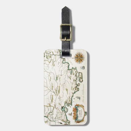 Provence Carte Bagagelabel (Voorkant verticaal)