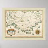 Provence Carte Poster (Voorkant)