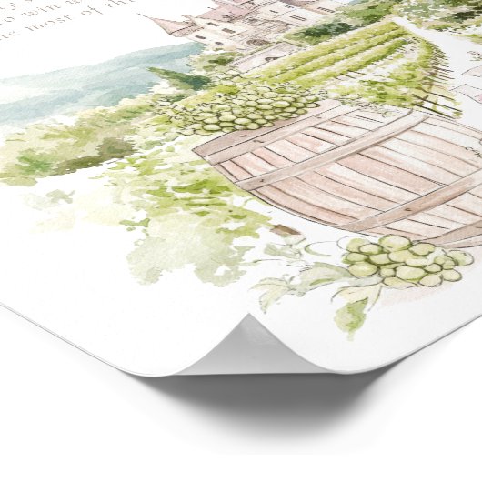 Provence Chateau French Country Ring Game Bridal Poster (Hoek)