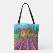 Provence Colours Bag van Lisa Lorenz Tote Bag (Achterkant)
