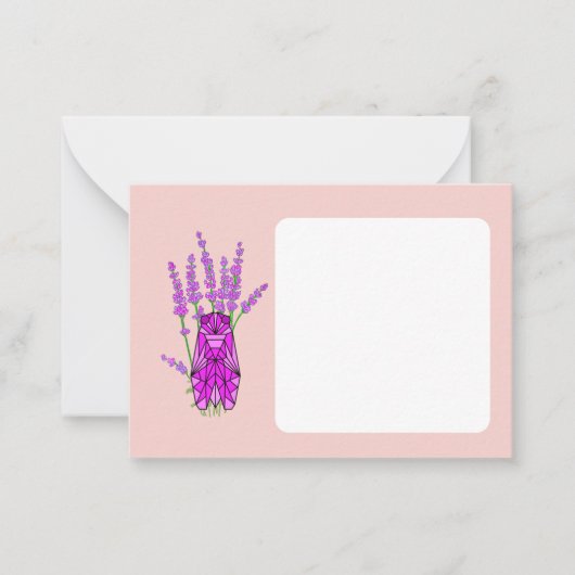 Provence-correspondentie Notitiekaartje (Voorkant)