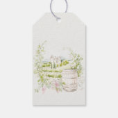 Provence Elegant Kasteel Franse Landelijke Bruids- Cadeaulabel (Achterkant)
