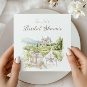 Provence Elegant Kasteel Franse Landelijke Bruids- Servet