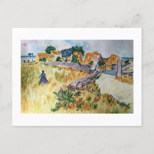 Provence Farmhouse Style Van Gogh Briefkaart