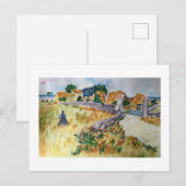 Provence Farmhouse Style Van Gogh Briefkaart (Voorkant / Achterkant)