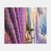 Provence Fleece Deken (Voorkant (Horizontaal))