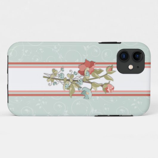 Provence Floral Case-Mate iPhone Case (Achterkant (horizontaal))
