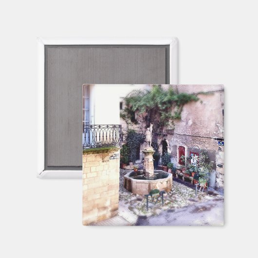 Provence: Forcalquier Magneet (Voorkant / Achterkant)