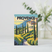 Provence France Briefkaart (Staand voorkant)