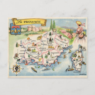 Provence France Briefkaart