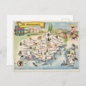 Provence France Briefkaart (Voorkant / Achterkant)