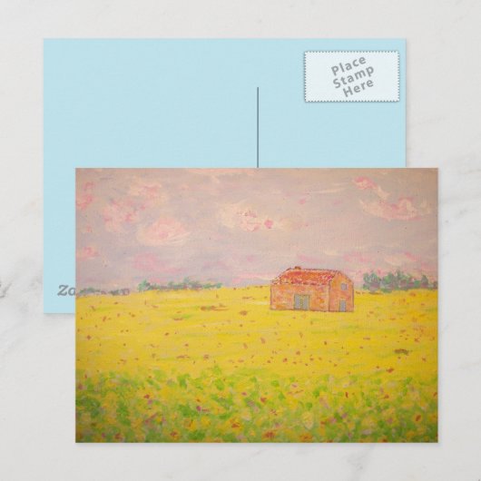 Provence France Briefkaart (Voorkant / Achterkant)