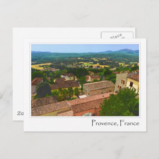 Provence France Briefkaart (Voorkant / Achterkant)