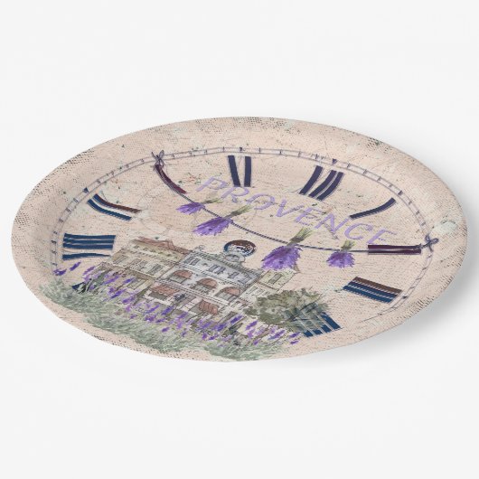 Provence France Lavender Flower Summer Love Papieren Bordje (Gekanteld)