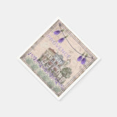 Provence France Lavender Flower Summer Love Servetten (Hoek)